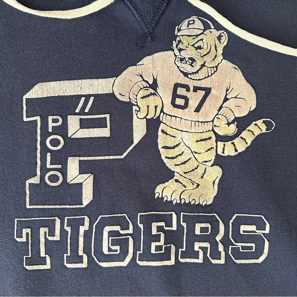 Polo Ralph Lauren Men's Tigers Fleece Hoodie Sweatshirt XL